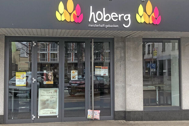 Bäckerei-Filiale Hoberg an der Hauptstraße in Wickede FOTO: ANDREAS DUNKER