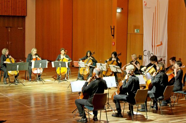 "Cello-Herbst am Hellweg": Konzert 2015 im Bürgerhaus in Wickede ARCHIVFOTO: ANDREAS DUNKER