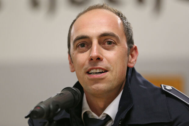 Wickedes Löschzugführer Marc Ptacek FOTO: ANDREAS DUNKER