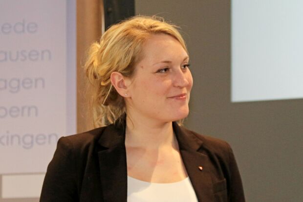 Jana Förster, stellvertretende Betreuungsleiterin der Malteser-Werke für die Flüchtlingsunterkunft in Wimbern FOTO: ANDREAS DUNKER