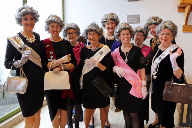 Das Publikum war phantasievoll kostümiert. FOTO: CARINA WESTERWELL