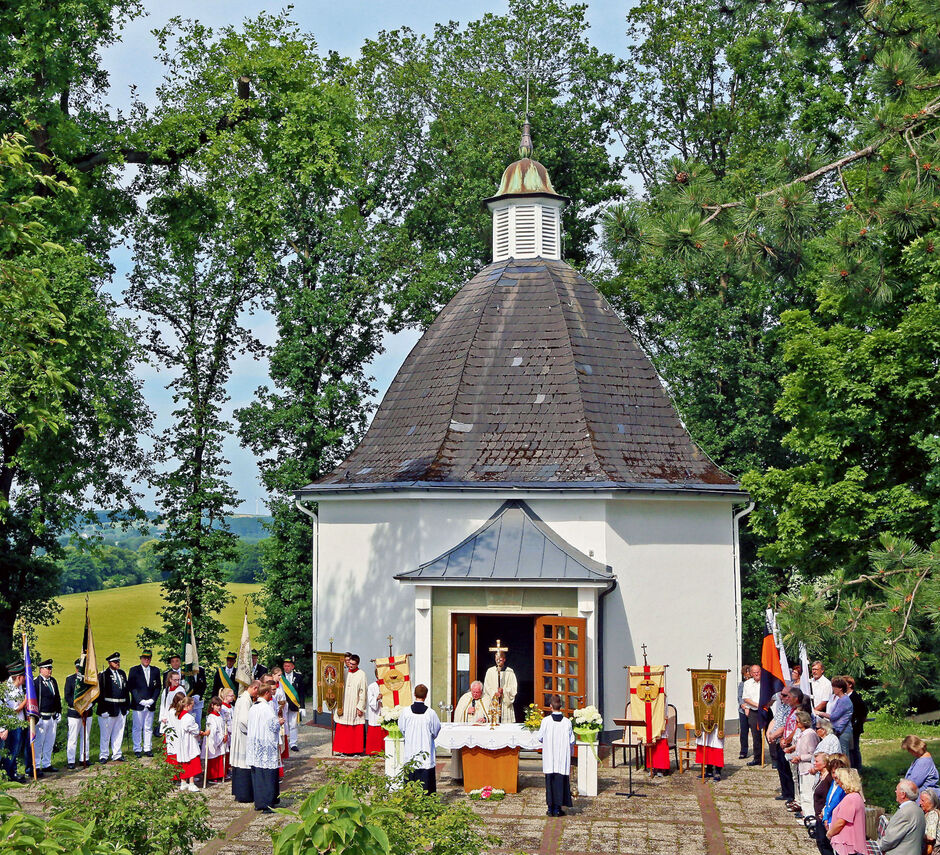 Die renovierte katholische Bergkapelle in Wiehagen ARCHIVFOTO: ANDREAS DUNKER