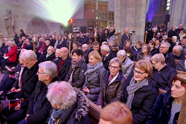 Unter den rund 750 Gottesdienstbesuchern in der Wiesenkirche in Soest waren auch mehrere evangelische Christen aus Wickede mit dabei. FOTO: ANDREAS DUNKER