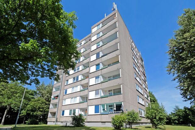 Das vermeintliche "Hochhaus" an der Fichtenstraße 1 in Wickede ist per amtlicher Definition gar keines. FOTO: ANDREAS DUNKER