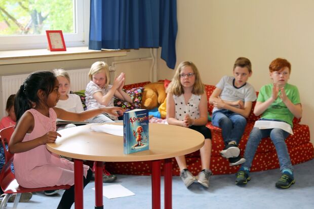 Die Teilnehmerin der Melanchthon-Grundschule aus Wickede (Ruhr) FOTO: CARINA WESTERWELLE