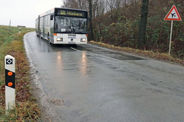 Der Lienienbus 611 FOTO: ANDREAS DUNKER
