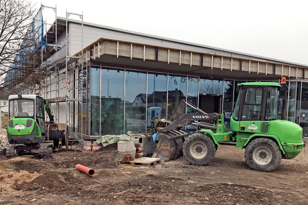Noch im Bau: der neue Netto-Markt am Waltringer Weg in Wickede ARCHIVFOTO: ANDREAS DUNKER