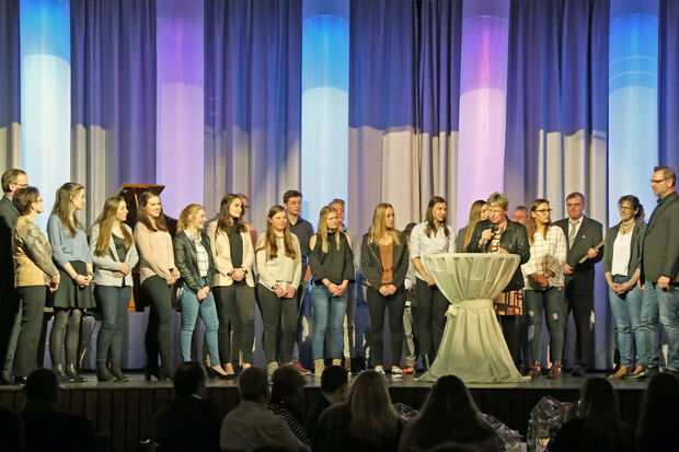 Sportler-Ehrung beim Neujahrsempfang der Gemeinde Wickede (Ruhr) FOTO: ANDREAS DUNKER