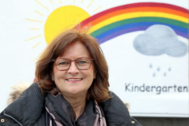 Erzieherin Marita Poliwoda leitet den Regenbogen-Kindergarten in Wiehagen seit 20 Jahren. Ende Oktober 2017 geht sie in Ruhestand. FOTO: ANDREAS DUNKER