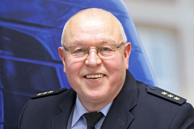 Polizeidirektor Manfred Dinter wurde jetzt in den Ruhestand verabschiedet. ARCHIVFOTO: ANDREAS DUNKER