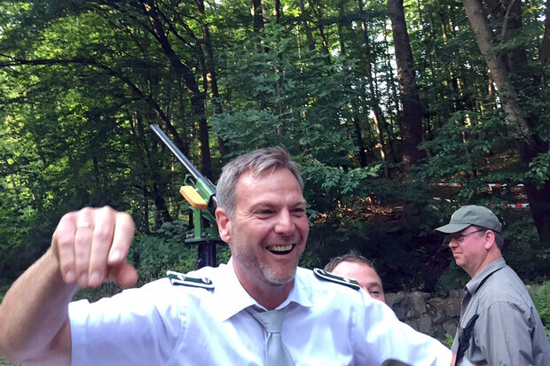 Der neue Wickeder Schützenkönig 2015 / 2016:  Dietmar Wrede  FOTO: ANDREAS DUNKER 