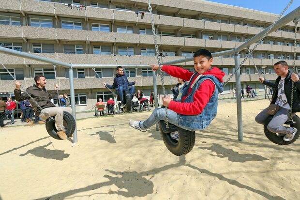 Spielplatz an der ZUE in Wimbern ARCHIVFOTO: ANDREAS DUNKER