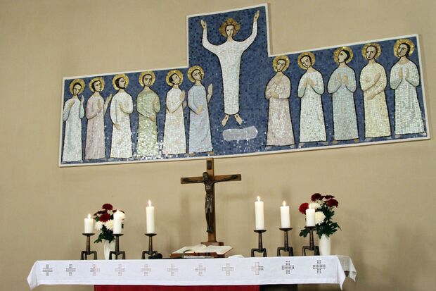 Altar im Innenraum der evangelischen Christus-Kirche ARCHIVFOTO: ANDREAS DUNKER