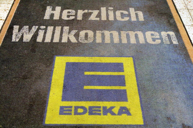 Herzlich Willkommen bei EDEKA – Ladendiebe fliegen aber raus. FOTO: ANDREAS DUNKER