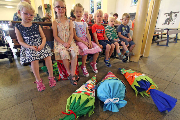 Einschulungsgottesdienst der Erstklässler der Engelharad-Grundschule ARCHIVFOTO: ANDREAS DUNKER