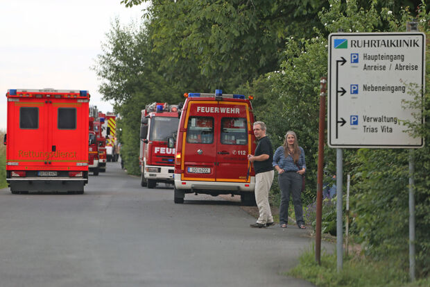 Feueralarm in der Ruhrtalklinik am Wimberner Kirchweg ARCHIVFOTO: ANDREAS DUNKER