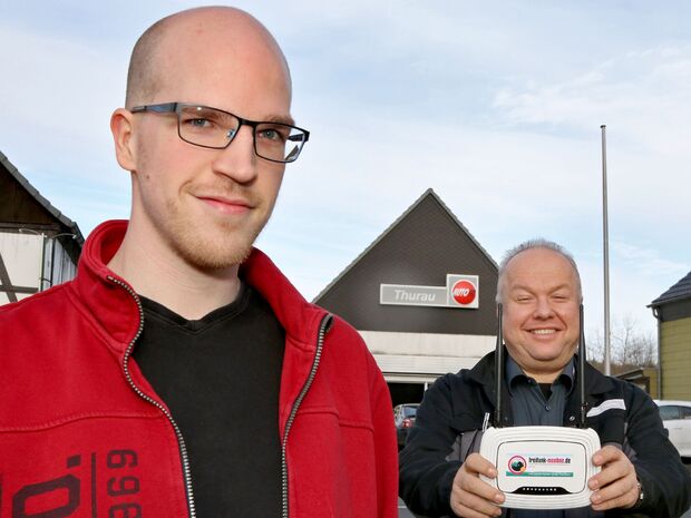 Daniel Lortie und Markus Thurau (von links) FOTO: ANDREAS DUNKER