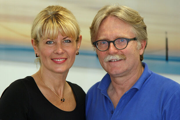 Die Zahnärzte Marta Dinstak und Dr. Clemens Frigge FOTO: ANDREAS DUNKER