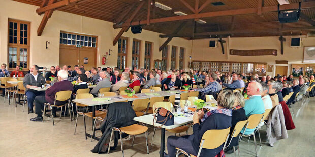 Frühlingskonzert in der Echthausener Gemeindehalle: Blick ins Publikum FOTO: ANDREAS DUNKER