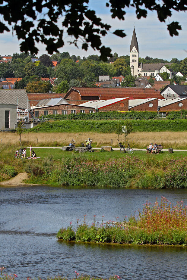 Die renaturierte Flusslandschaft in Wickede (Ruhr) ARCHIVFOTO: ANDREAS DUNKER