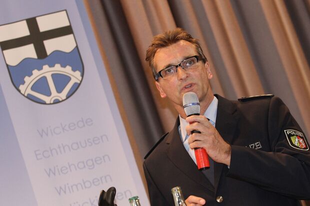 Hans Schäfers, Erster Polizeihauptkommissar und Leiter der Polizeiwache Werl FOTO: ANDREAS DUNKER