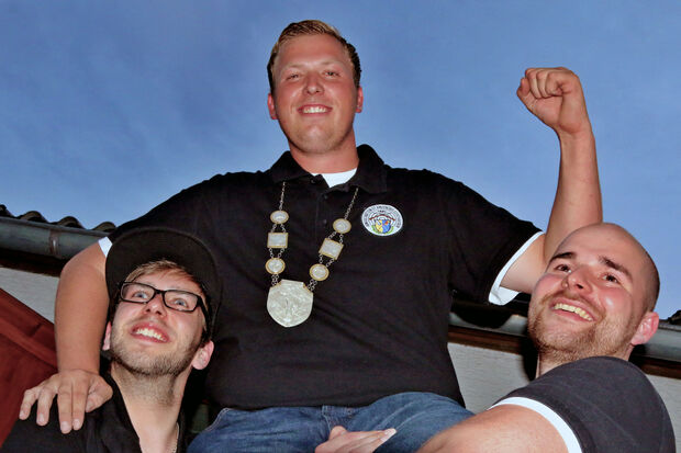 Der neue Echthausener Jungschützenkönig Christopher Horn FOTO: ANDREAS DUNKER